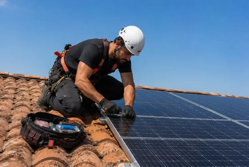 Maintenance et monitoring de panneaux solaires à Bois-de-la-Pierre